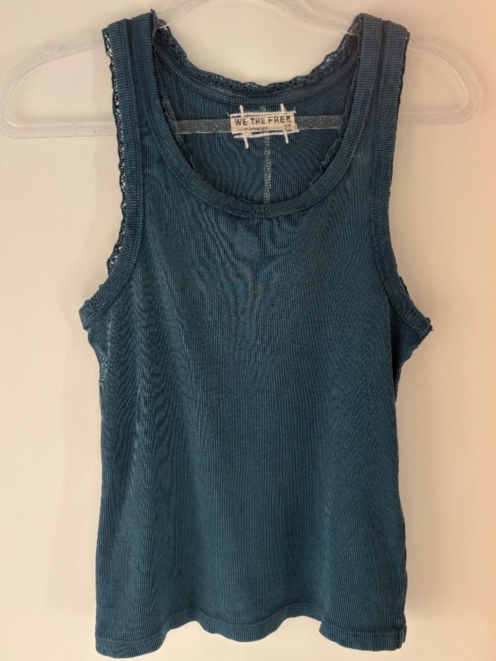 Free People Tank Teal Blue | S